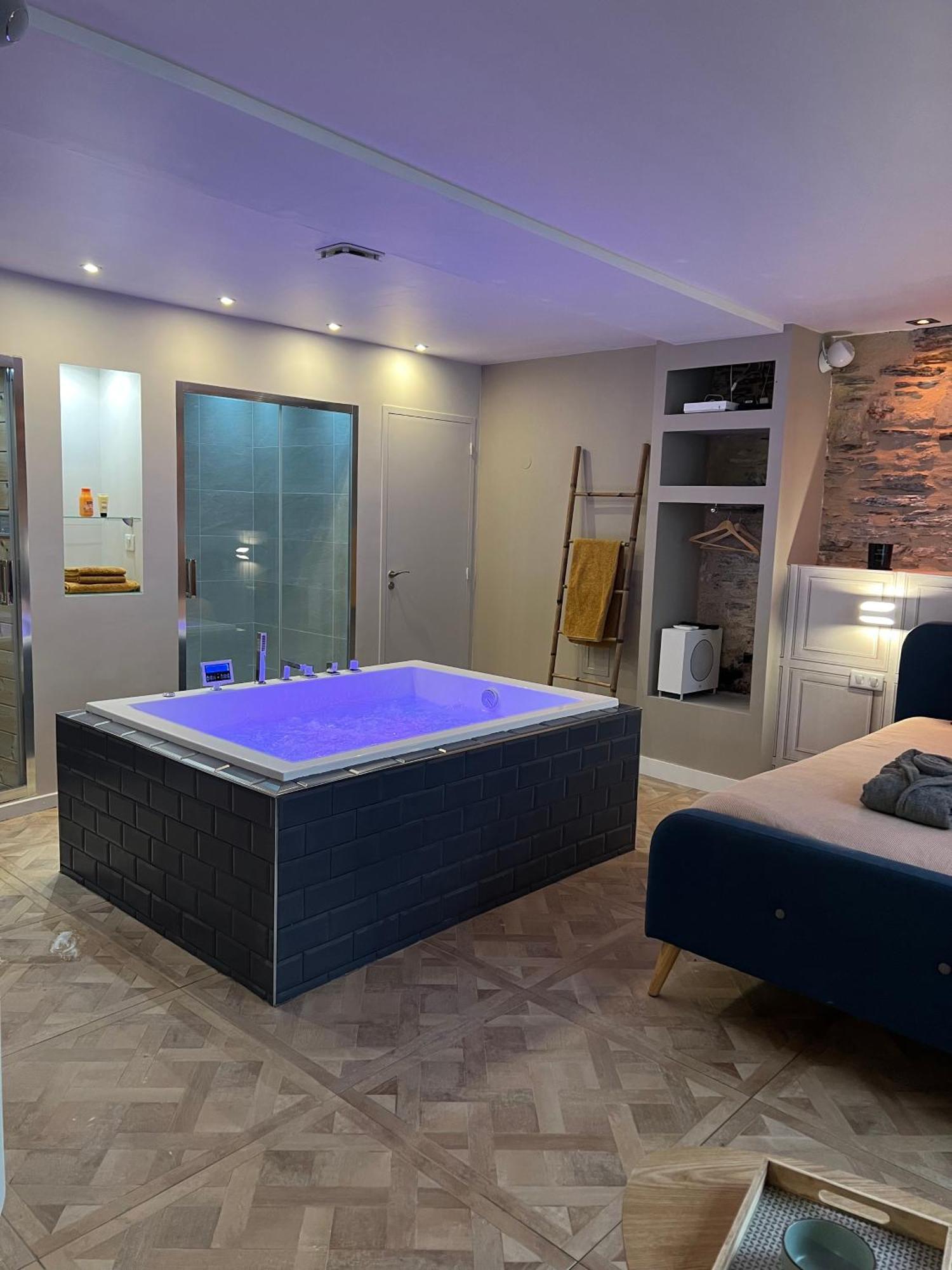 Appartement Avec Jacuzzi Sauna & Home Cinema - Nid D'Анже Екстериор снимка